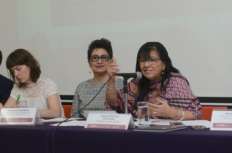 Nashieli Ramírez indicó que entre 2010 y 2018 se recibieron 584 quejas por violaciones de garantías individuales contra extranjeros en la CdMx. (Twitt