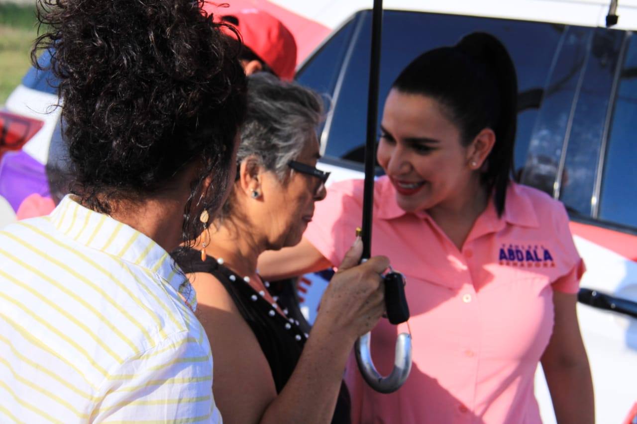 Yahleel Abdala, candidata a senadora por el Partido Revolucionario Institucional