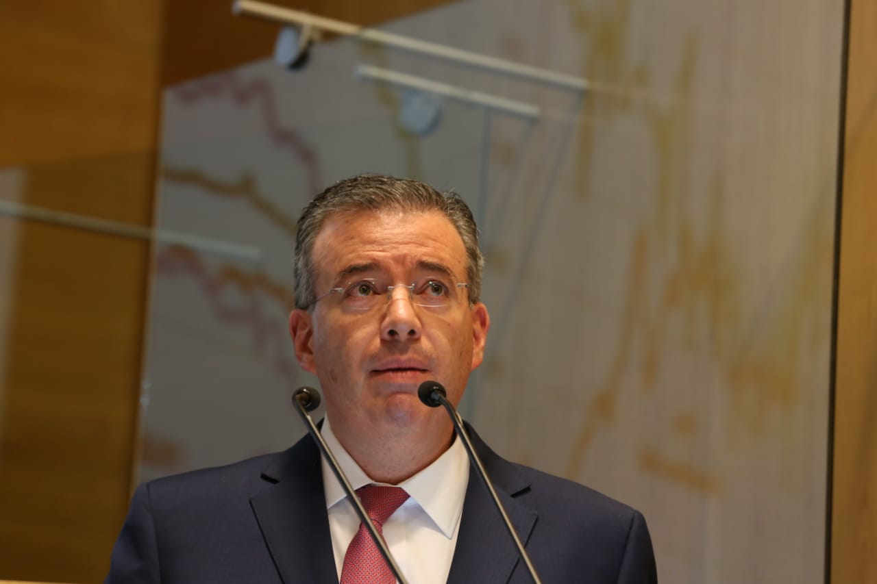 Alejandro Díaz de León, presidente del Banco de México. (Foto: Octavio Hoyos)