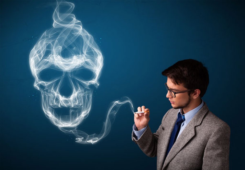 Enfermedades asociadas al tabaquismo: bronquitis crónica, EPOC, enfisema, disfunción eréctil, cáncer de próstata, estómago, hígado, colon y páncreas.