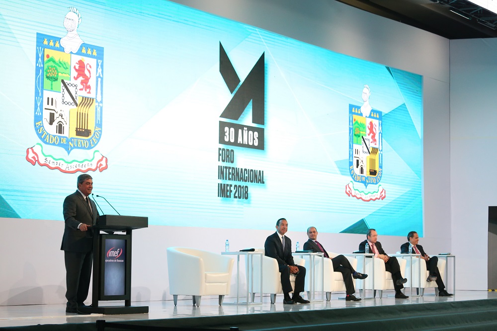 El presidente de la Iniciativa 4.0 participó en el Foro Internacional IMEF.