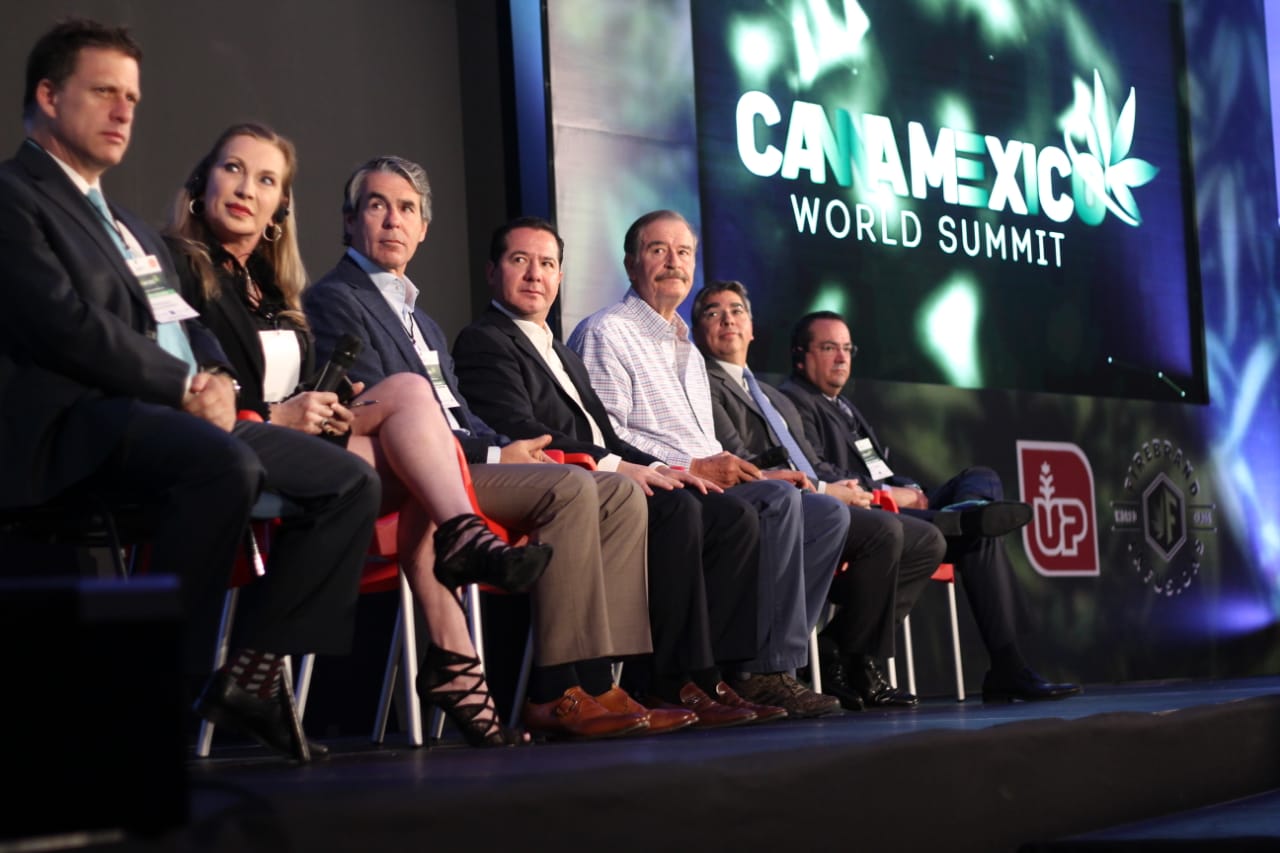 Vicente Fox en Canna México. (Foto Dany Béjar)