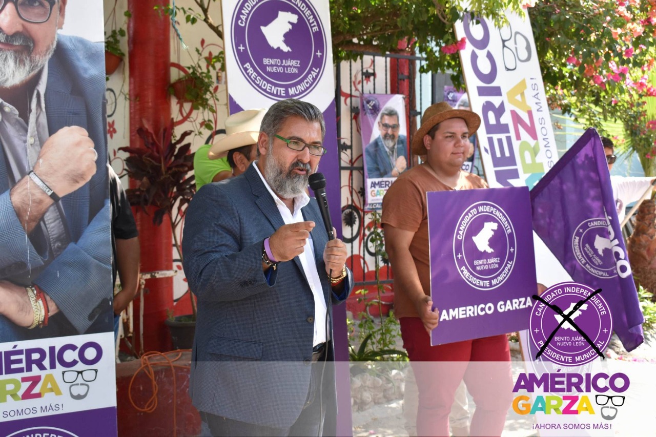 Américo Garza, candidato independiente a la alcaldía de Juárez. (Especial).