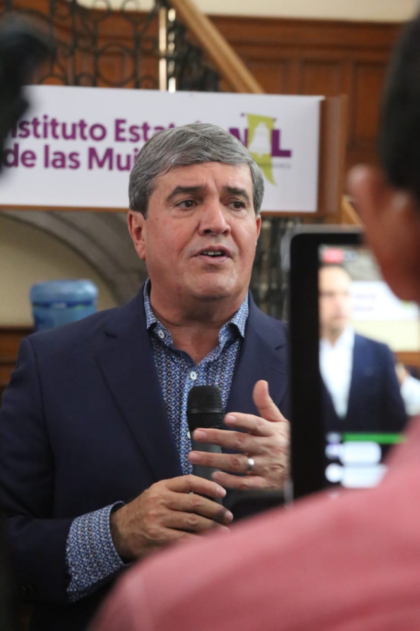 Manuel González, gobernador de NL. (Raúl Palacios).