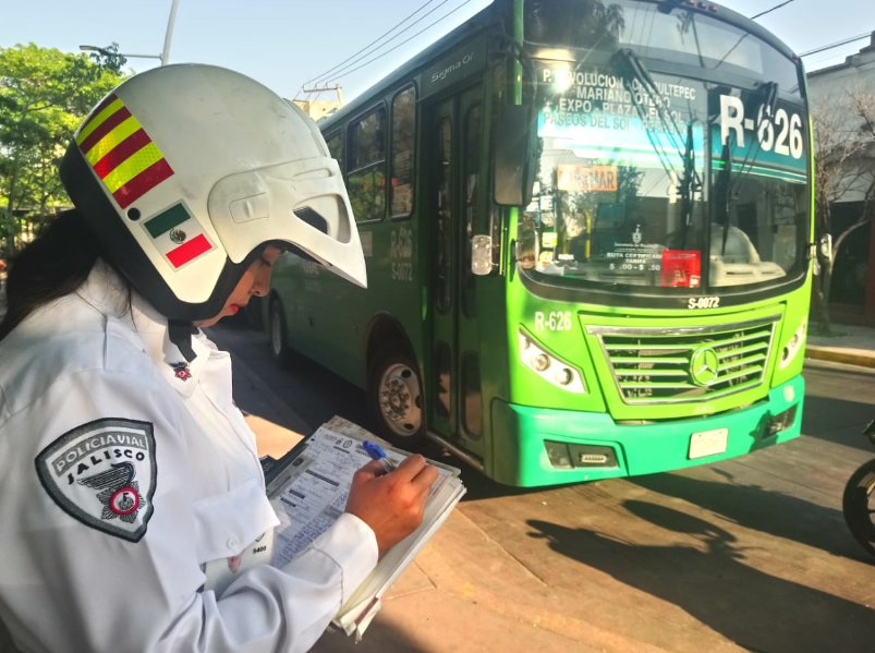Retiraron unidades de la ruta 626 (Tomada de Twitter @MovilidadJal)