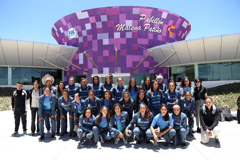 Eva Espejo reconoció que este espacio es un gran avance en los trabajos de la inclusión de las mujeres en el futbol. (Jorge Sánchez)