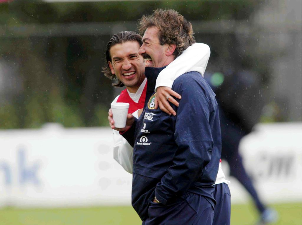 Francisco Fonseca con Ricardo La Volpe en el 2006 (Mexsport)