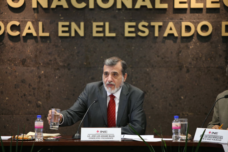 Aseguró que en el Instituto Nacional Electoral se están haciendo las cosa de manera transparente. (Jorge Sánchez)