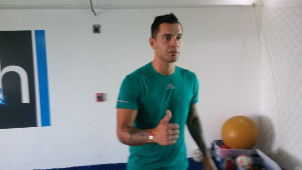 Milton Caraglio s eprepara para su llegada a Cruz Azul (Alberto Ávalos)