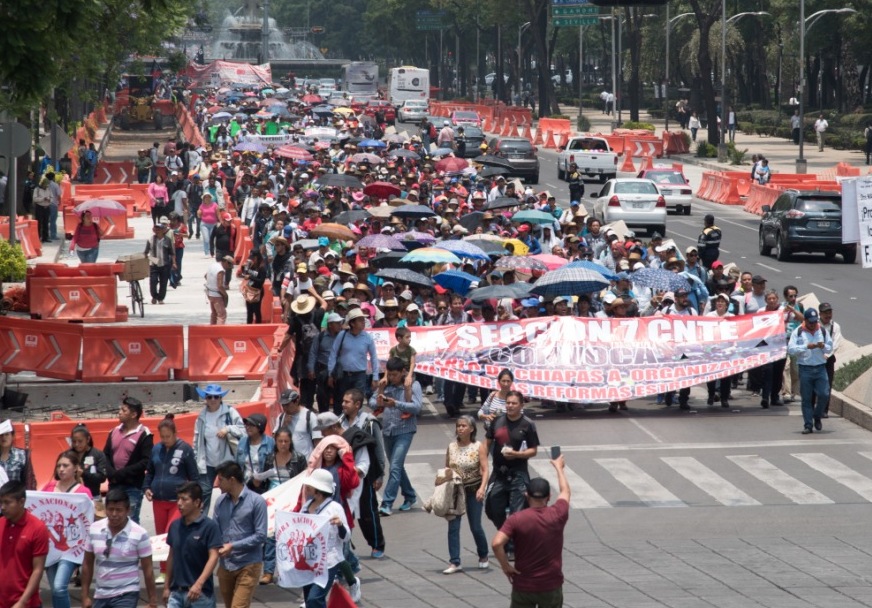 Amieva destacó que no se prevé que los manifestantes instalen un plantón. (Archivo Cuartoscuro)