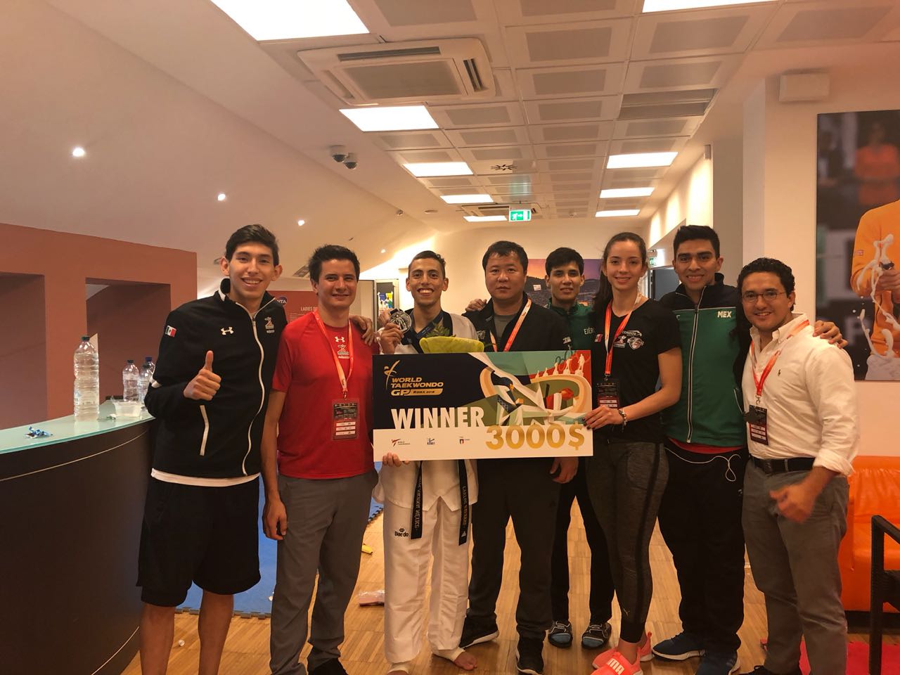 Carlos Navarro consiguió plata en el Grand Prix de Roma (Cortesía)