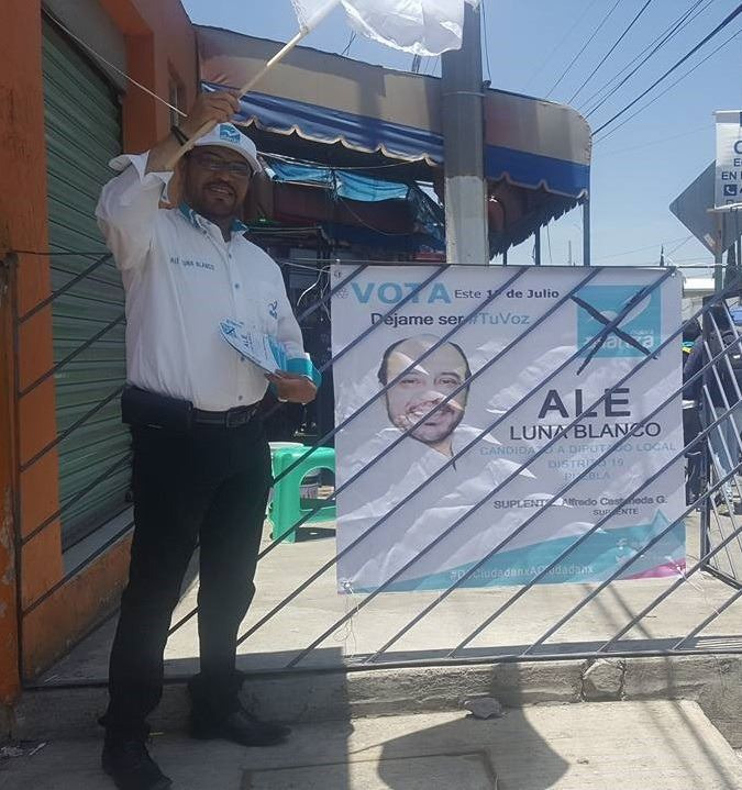 El candidato comenzó a sentirme mal en su domicilio. (Especial)
