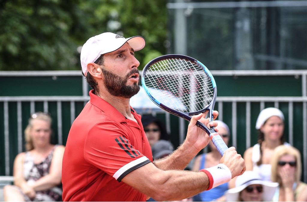 Santiago González en el torneo doble mixtos en Roland Garros (Twitter @gonzalezsanty)