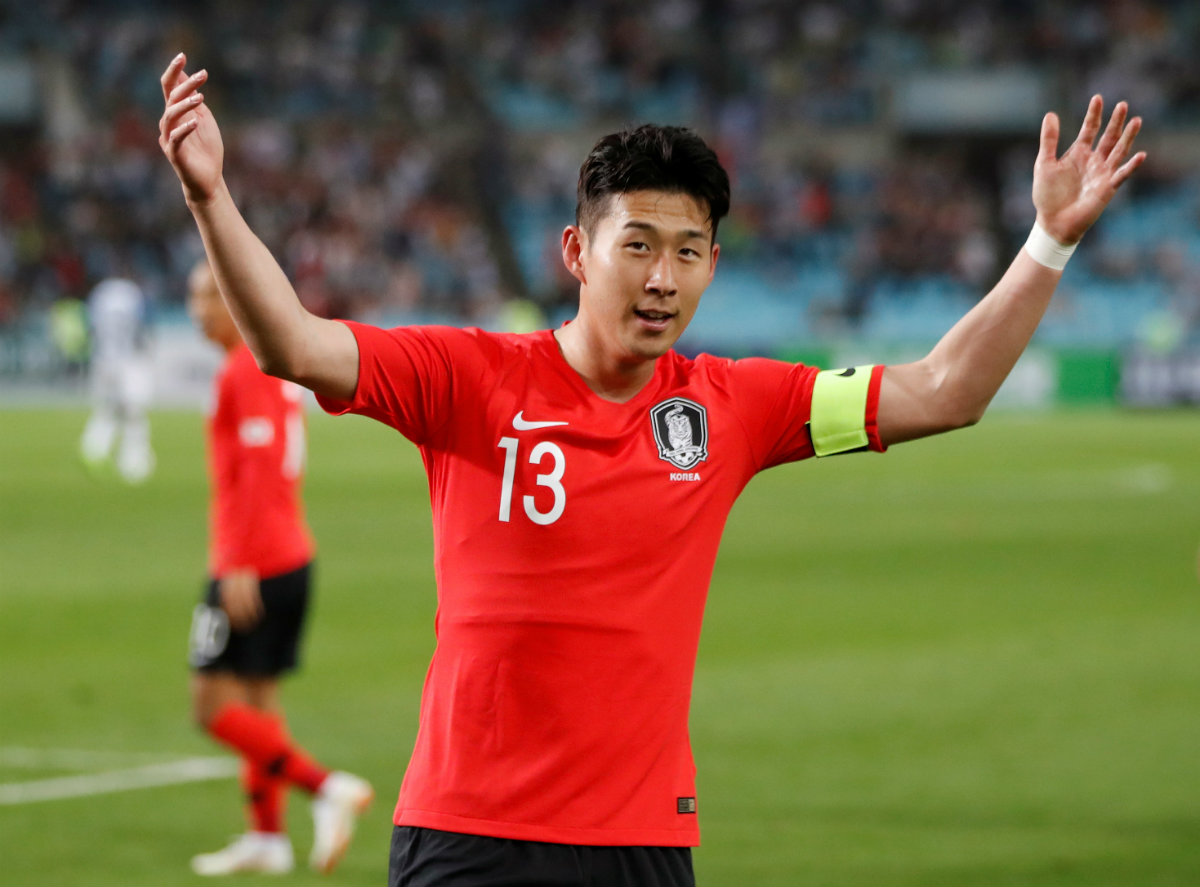 Son Heung-Min, delantero del Tottenham, estará en Rusia 2018 (Reuters)