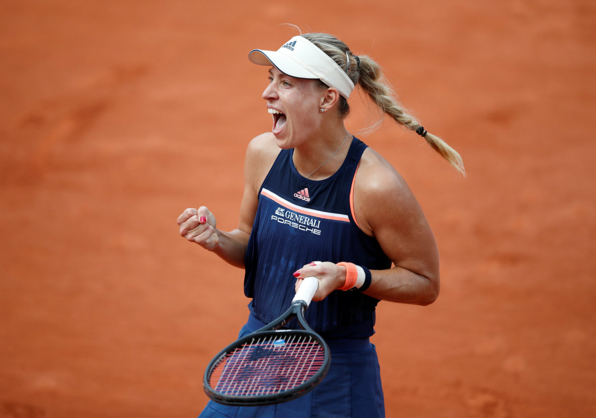 Angelique Kerber afianza pase a Cuartos de Final en Roland Garros (Reuters)