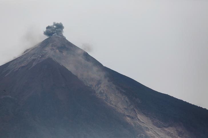 El volcán de Fuego en Guatemala. (Reuters)