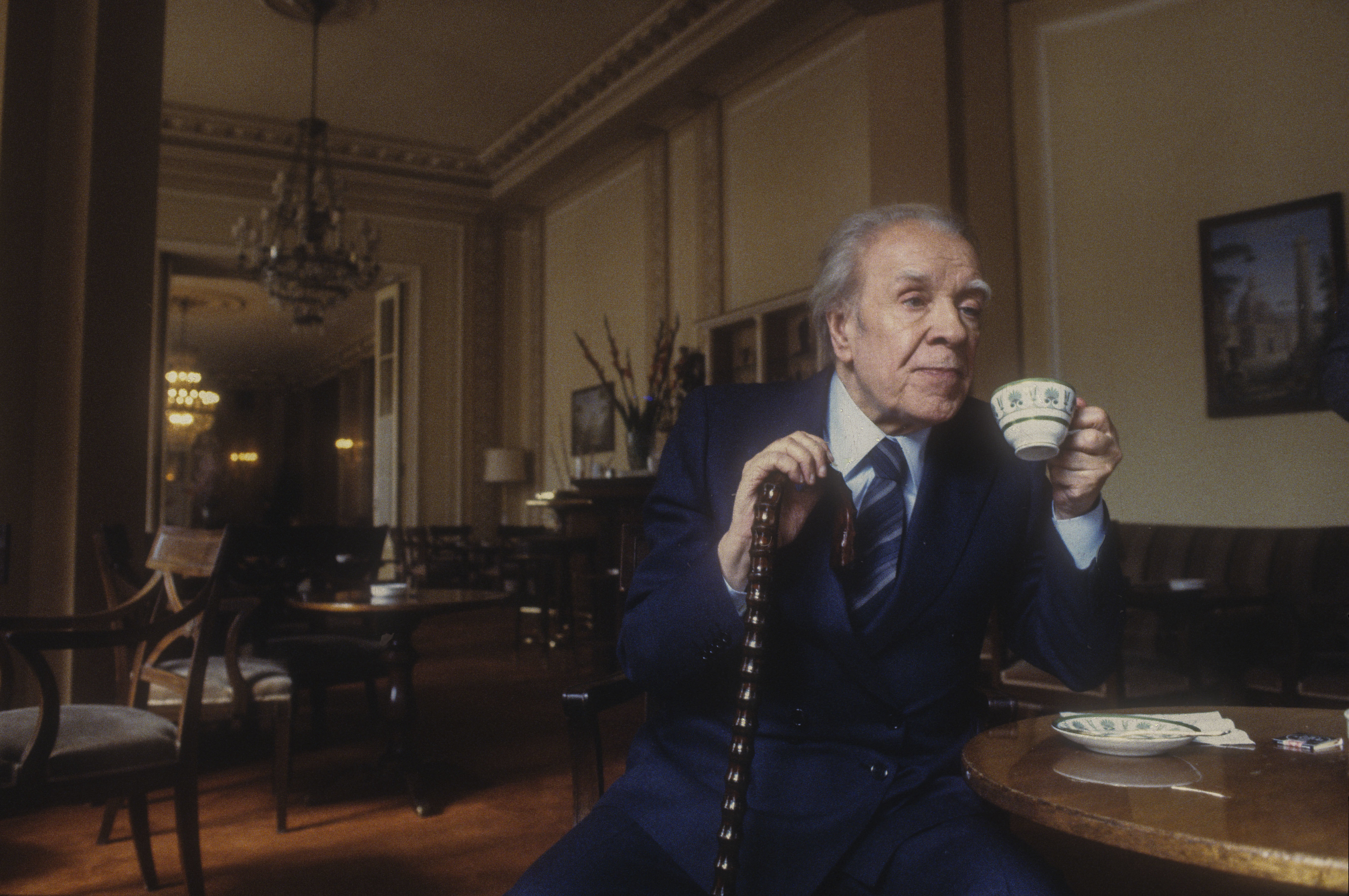 Jorge Luis Borges. Foto Marcello Mencarini-Leemage