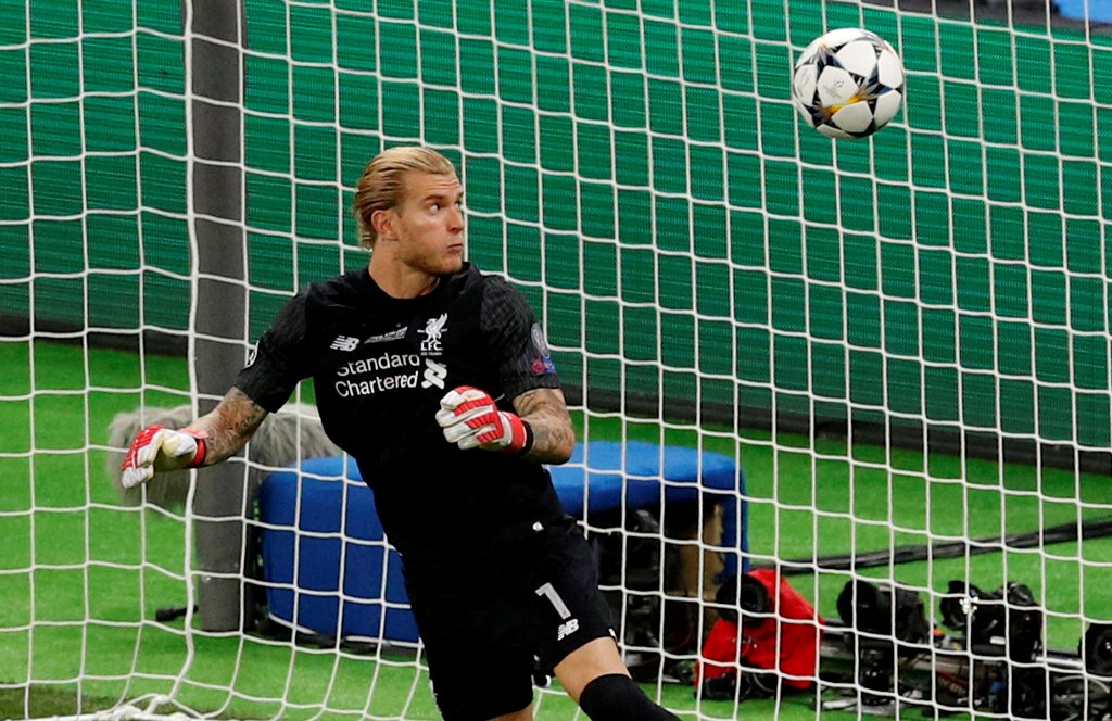 Loris Karius en la Final de la Champions League (AFP)