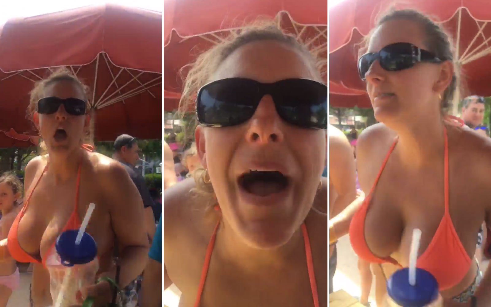 Ángela Gómez, una de las afectadas, publicó un video de lo ocurrido en Facebook.