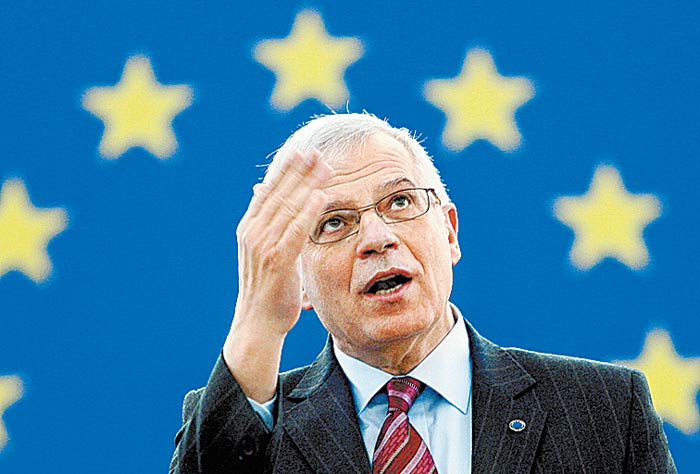 Borrell, de 71 años y originario de Cataluña, rechaza su independencia. ( Frederick Florin/ AFP)
