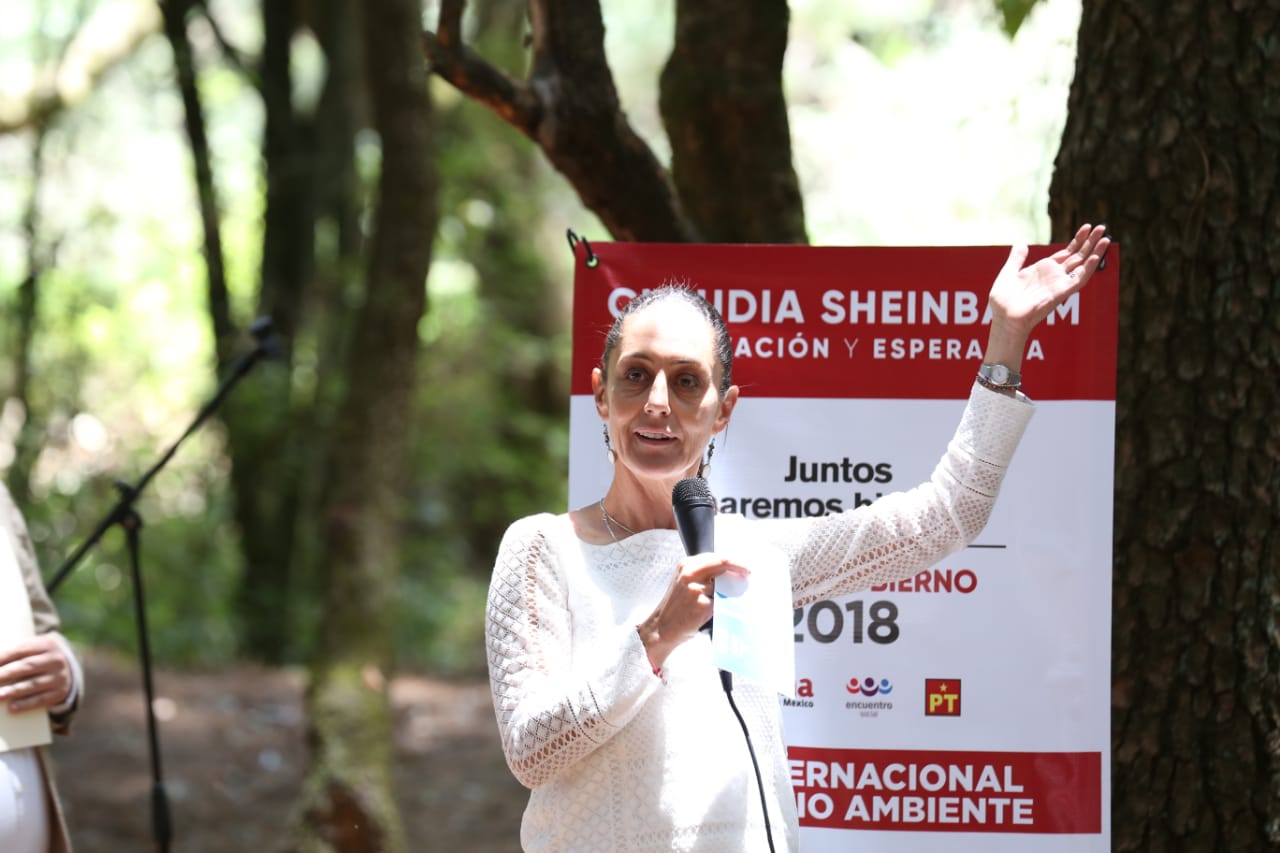 Claudia Sheinbaum estuvo con especialistas en el Marco  del Día Mundial del Medio Ambiente. (Octavio Hoyos)