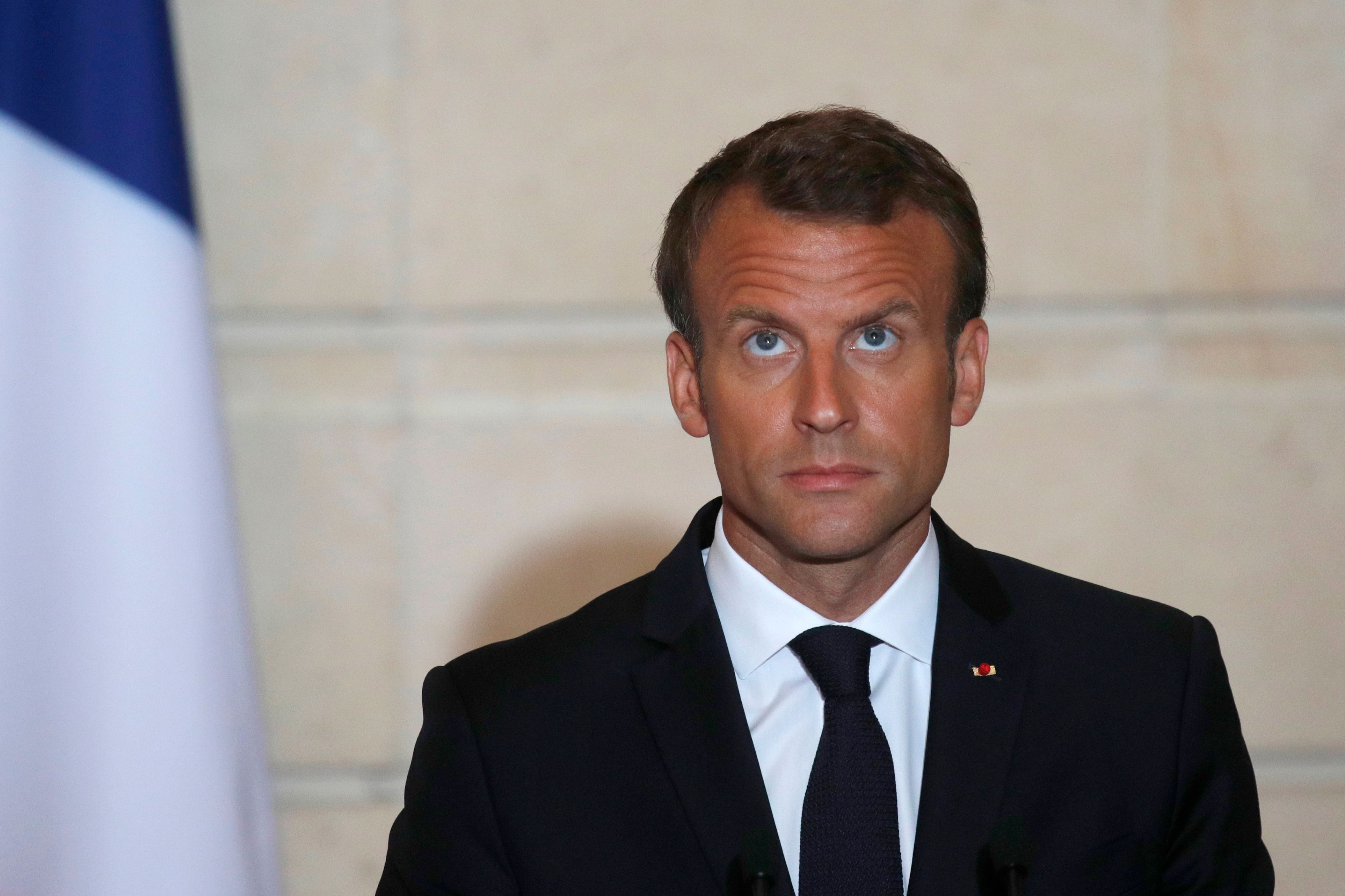 Emmanuel Macron, presidente de Francia.