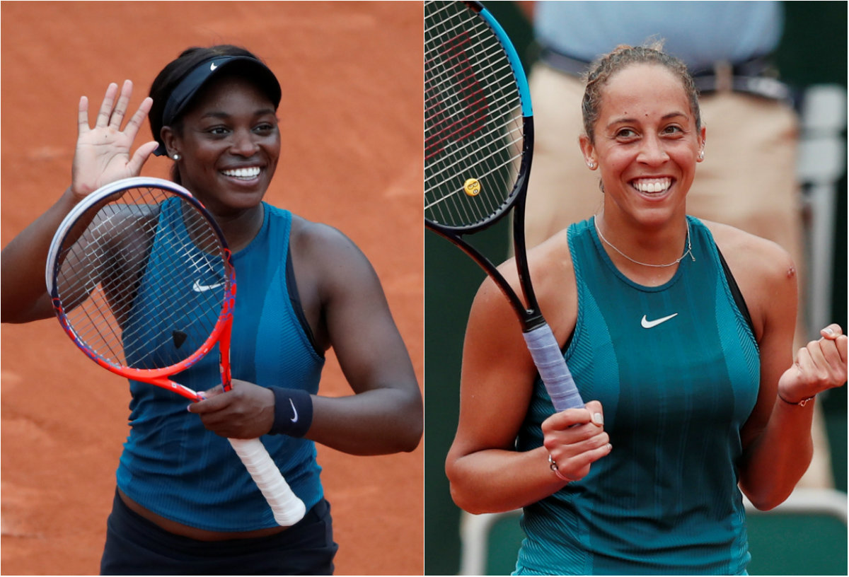 Las estadunidenses Sloane Stephens y Madison Keys se enfrentarán en 'semis' de Roland Garros (Reuters)