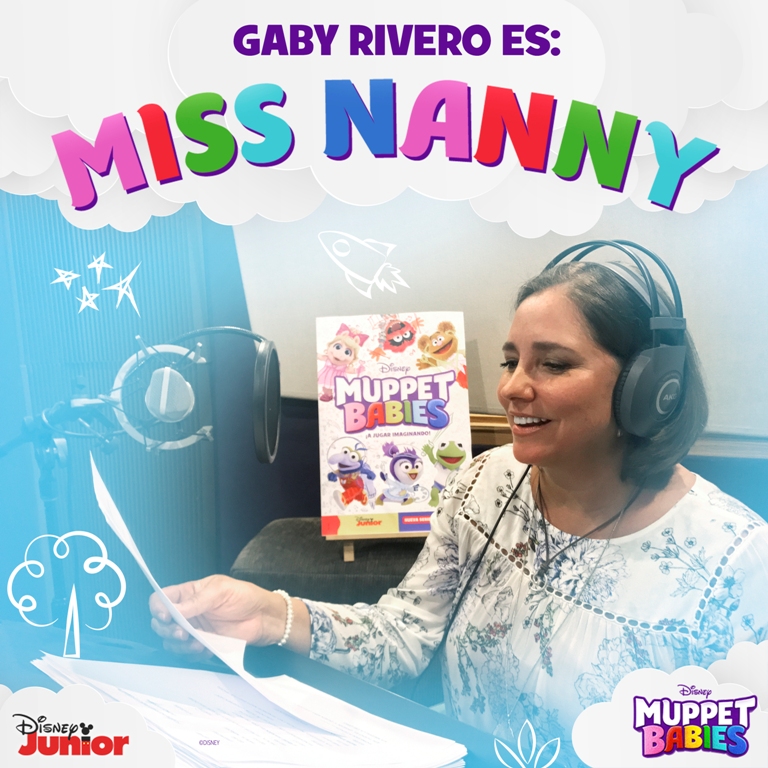 GAby Rivero se suma al doblaje de 'Muppets Babies'. (Cortesía: Disney)