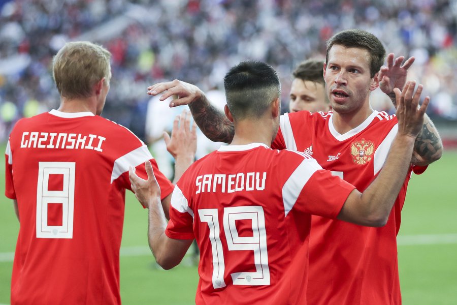 Rusia empató 1-1 ante Turquía. (Twitter selección de Rusia)