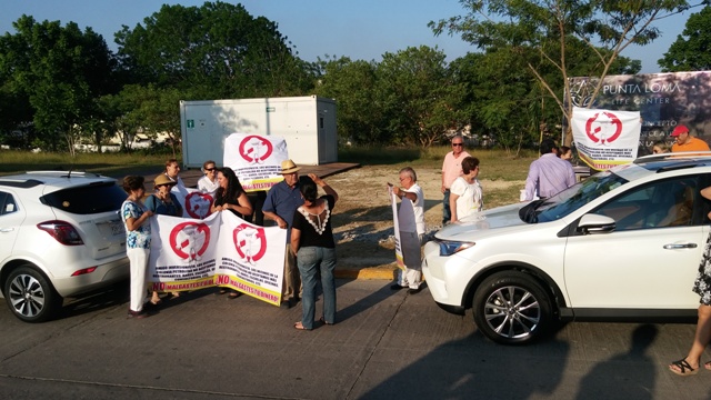Se manifestaron vecinos de varias colonias de Tampico.