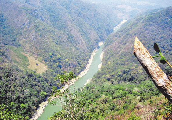 Cañón del Usumacinta, municipio de Tenosique, Tabasco. (Especial)