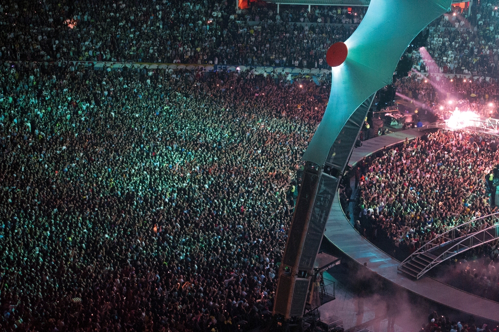 Así lució el Azteca en uno de los conciertos de U2 en 2011. (www.estadioazteca.com.mx)
