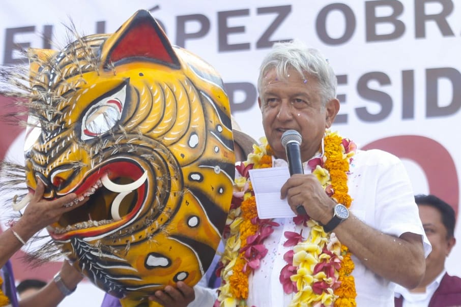 Andrés Manuel López Obrador durante su mitin en Chilapa, Guerrero/Araceli López
