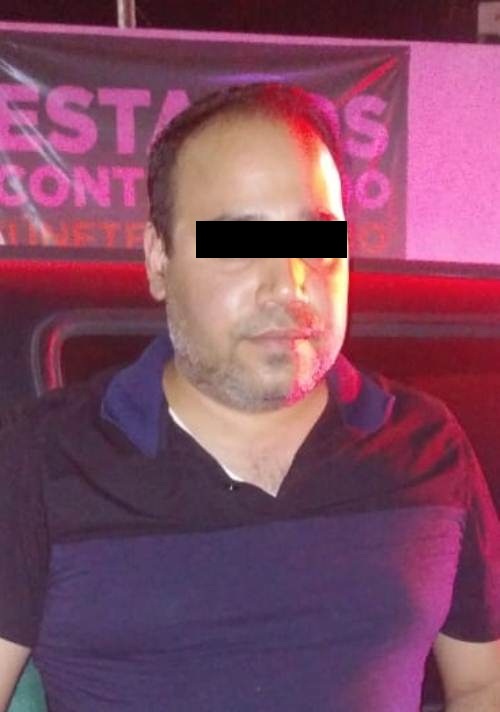 El detenido se identificó como Ramee Belém D., de 35 años de edad. (Foto: Especial)