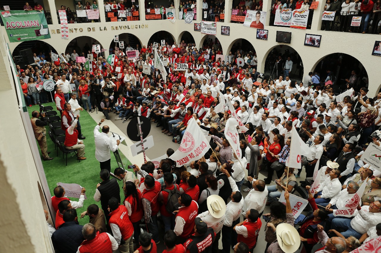 En el encuentro con el dirigente nacional. (Especial)
