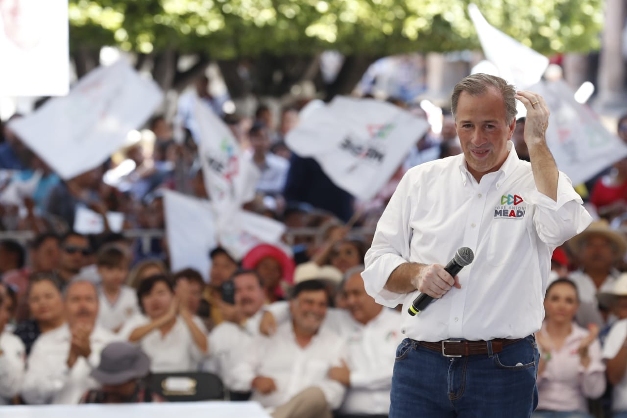 José Antonio Meade durante su acto de campaña en La piedad, Michoacán/Ariana Pérez