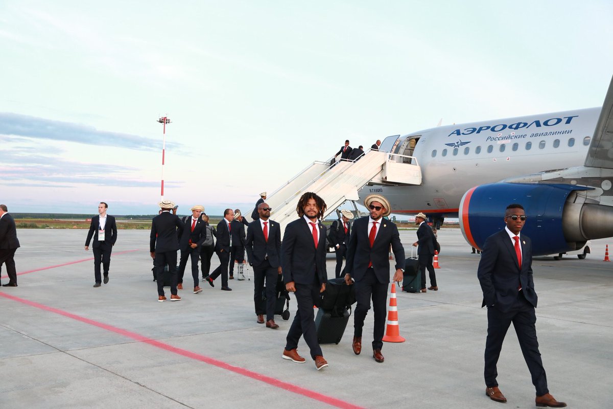 La selección de Panamá está en Rusia (@fepafut)