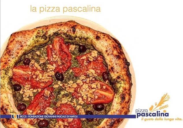 La pizza Pascalina está hecha con ingredientes de la dieta Mediterránea. (Foto: Istituto Nazionale Tumori IRCCS "Fondazione G. Pascale")