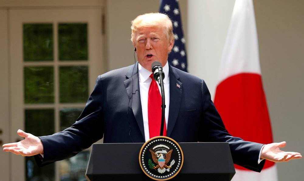 Trump se dijo dispuesto a invitar a Kim Jong-un a EU si la cumbre del martes sale bien. (Reuters)