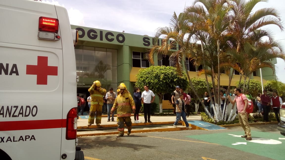 El accidente fue en el Instituto Tecnológico de Xalapa. (Isabel Zamudio)