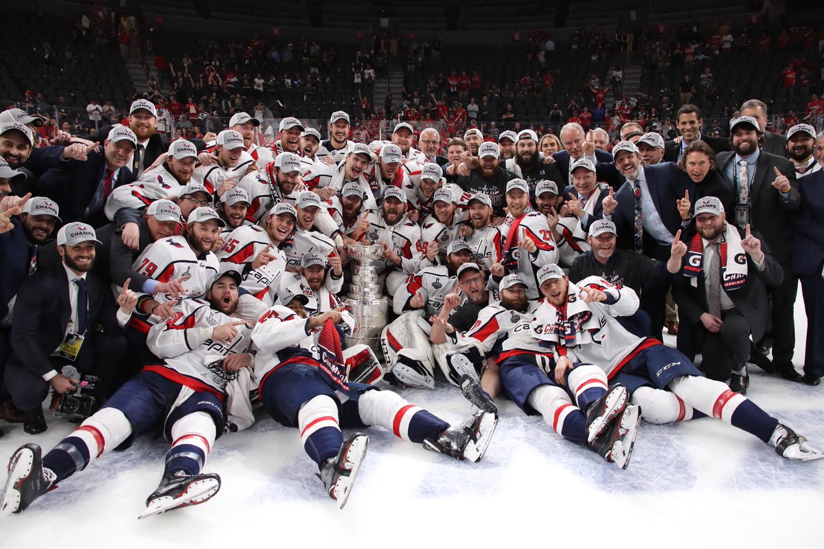 Los Capitals se coronaron en la Stanley Cup de la NHL (Twitter @Capitals)