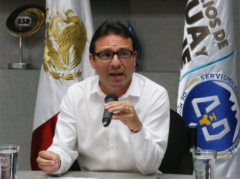 Gerardo Garza, director de Agua y Drenaje de Monterrey. (Foto: Leonel Rocha)