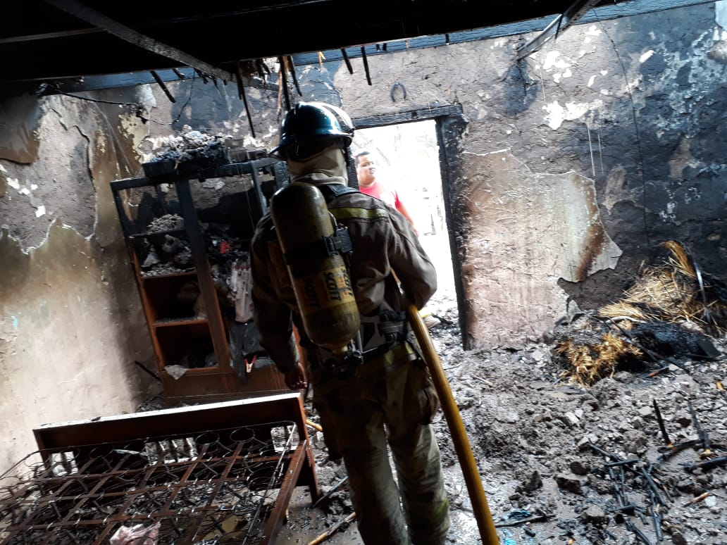 El incendio ocurrió la tarde de ayer jueves en San Pedro de las Colonias. (Milenio digital)