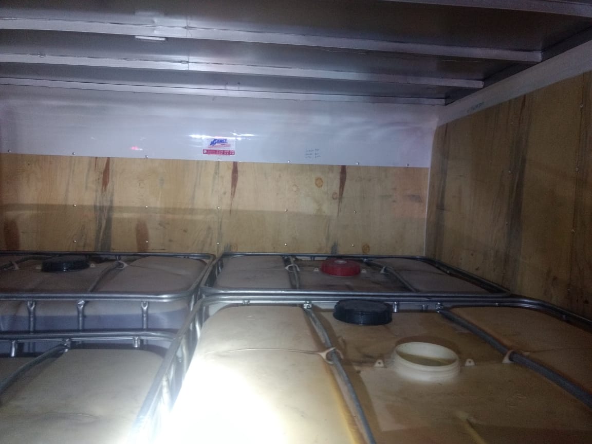 Dos mil litros de hidrocarburo asegurados. (Foto cortesía)