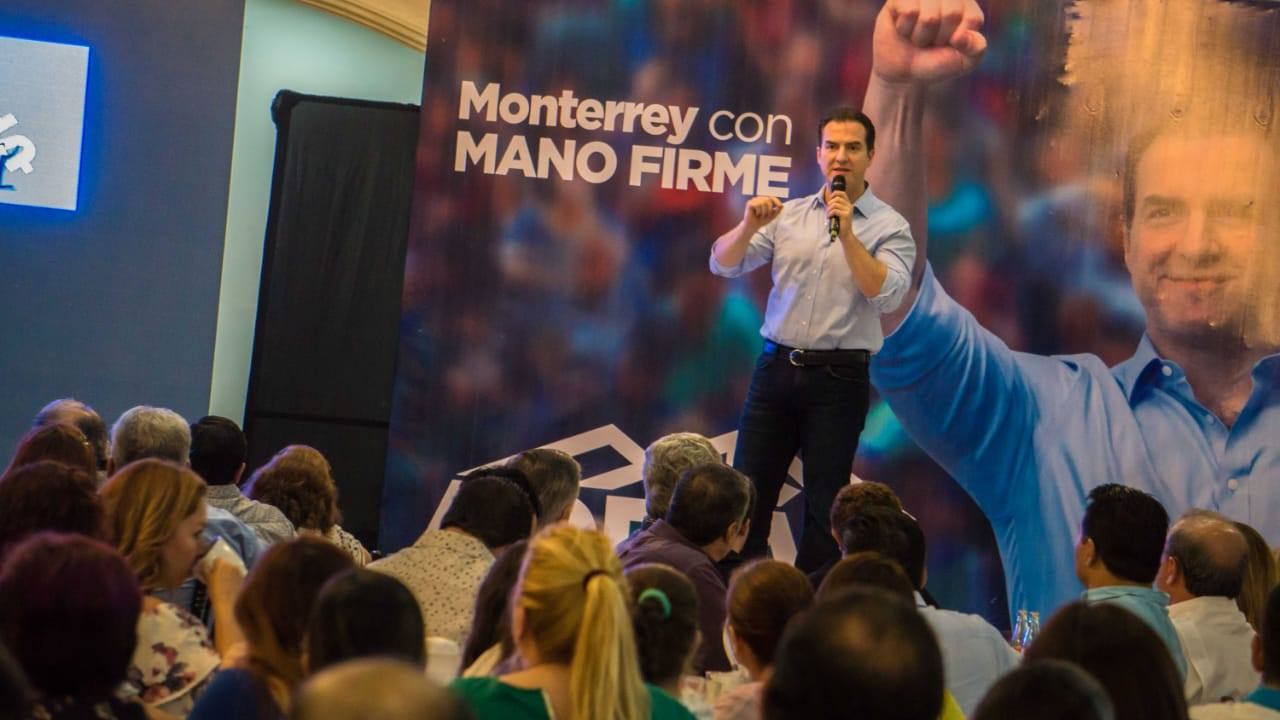 El candidato del PRI a la alcaldía de Monterrey, Adrián de la Garza. (Foto: Especial)