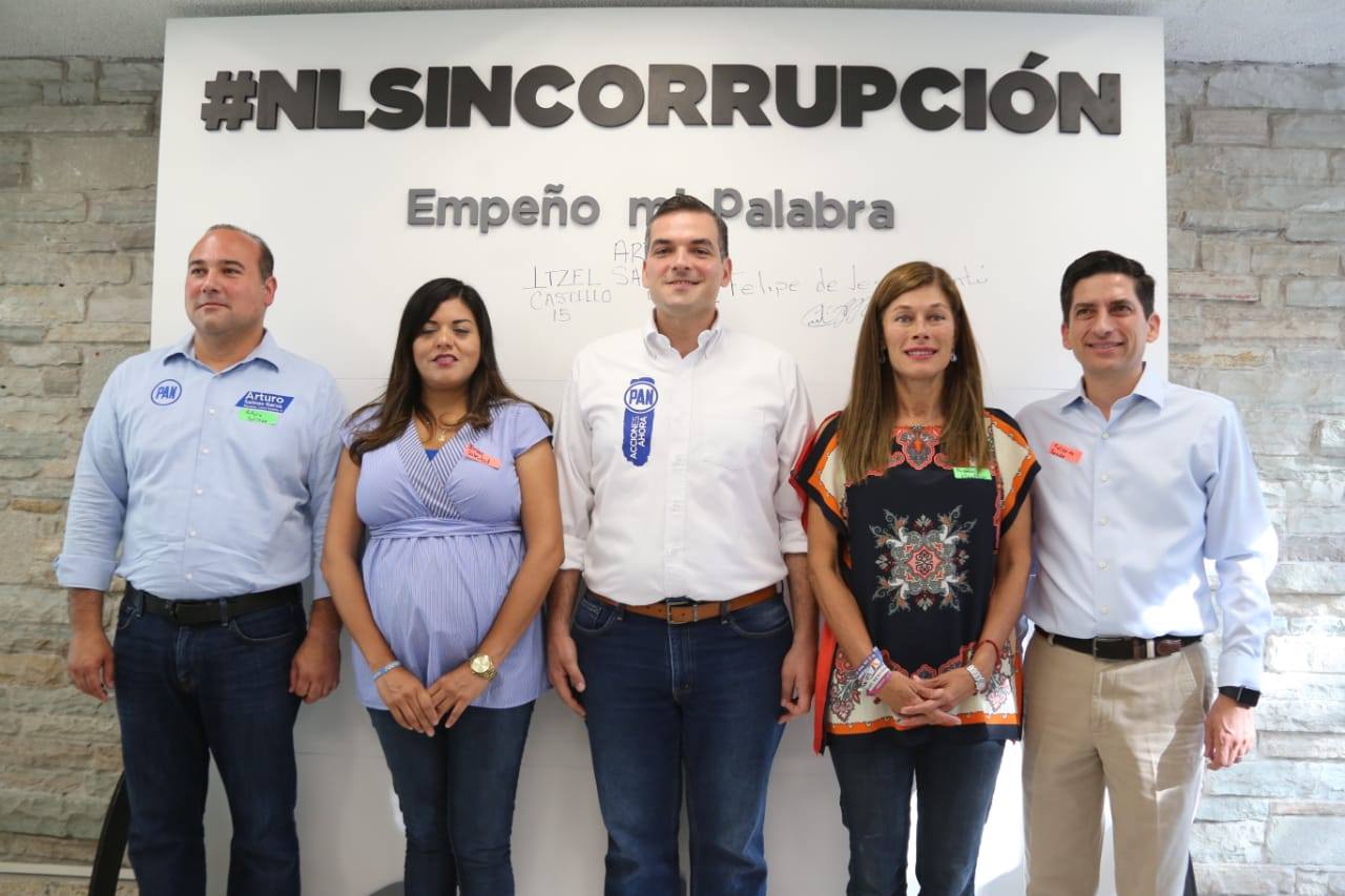 Los candidatos se comprometen a aplicar acciones en pro del combate a la corrupción. (Foto: Leonel Rocha)