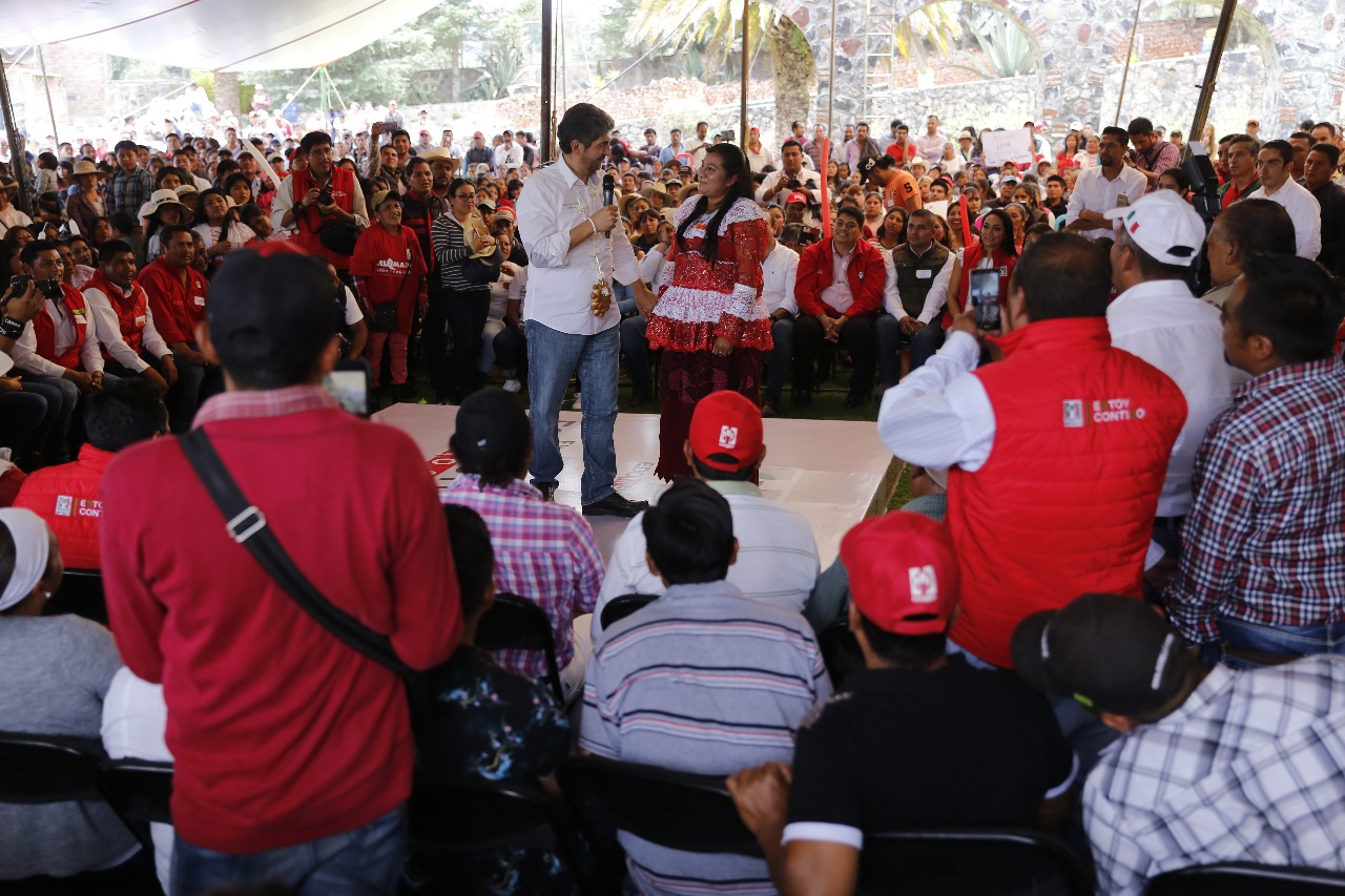 El dirigente priista se encontró con la militancia de Villa Victoria y Donato Guerra. (Especial