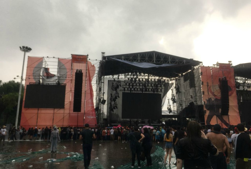 Debido a estragos ocasionados por la lluvia se cancelaron de actividades de la edición 2018 del Cosquín Rock. (Francisco Martínez)