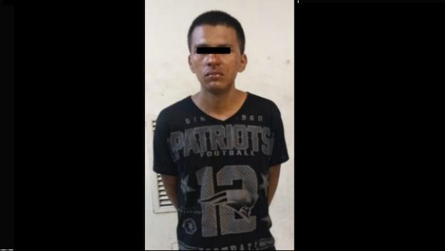 Fue trasladado a las instalaciones de la Policía de Guadalupe.