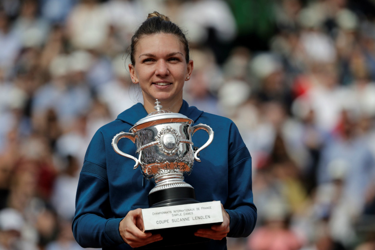 Simona Halep, Campeona del Roland Garros (AFP)